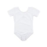 Leveret Girls Leotard White Short Sleeve X-Small (4-6) screenshot. Tops directory of Clothes.