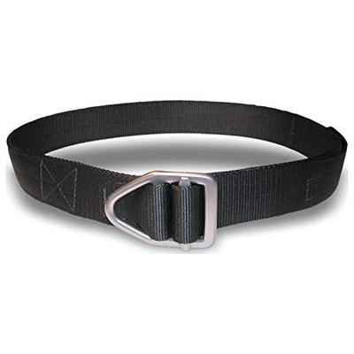BISON 54 Adult's Last Chance Heavy Duty 38mm Gunmetal Belt Buckle Black X-Large