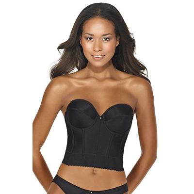 Dominique Noemi Strapless Longline Bra, 34A, Black