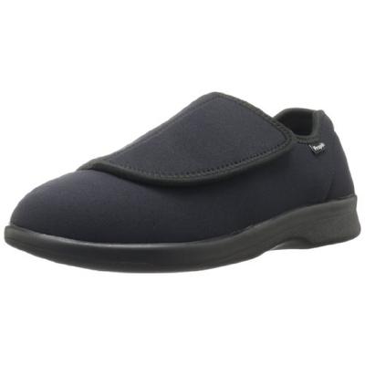 Propet Men's Cush N Foot Shoe,Black,8.5 D US