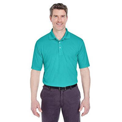Men's Cool & Dry Stain-Release Performance Polo - JADE - L