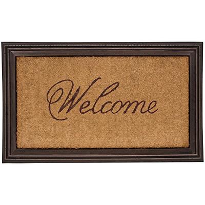 Whitehall Products 46001 Essex Coir Welcome Mat, Coir Mat, 24.5 x 36"