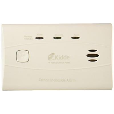 Kidde 21010073 Worry Free Carbon Monoxide Alarm For Living Area with 10 Year Sealed Lithium Battery