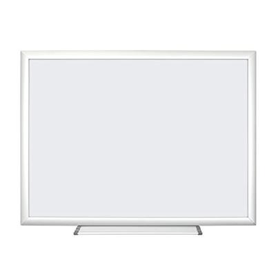 U Brands Basics Plus Magnetic Dry Erase Board, 47 x 35 Inches, Silver Aluminum Frame