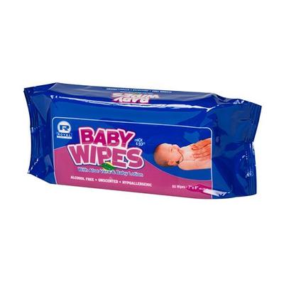 Royal Unscented Baby Wipes Refill, Case of 960