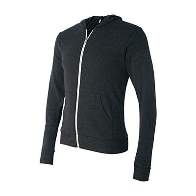 Canvas - Triblend Unisex Lightweight Hooded Full-Zip T-Shirt - 3939