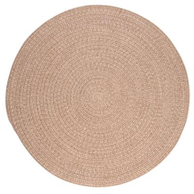 Tremont Round Area Rug, 6 by 6-Feet, Oatmeal