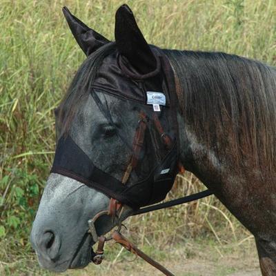 Cashel Quiet Ride Standard Fly Mask With Ears - Size: Yearling, Large Pony