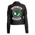 Fashion_First Womens Riverdale Cheryl Blossom Southside Serpents Leather Jacket Black M-8