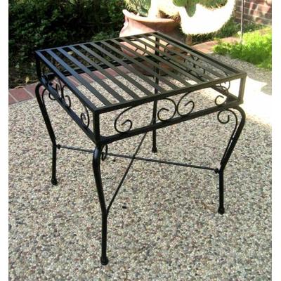 Iron Patio Side Table
