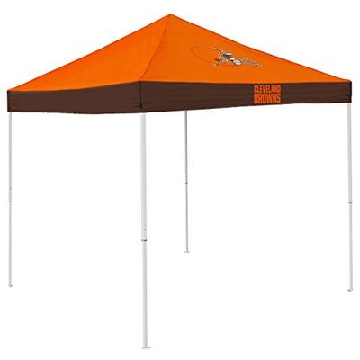 Logo Brands NFL Cleveland Browns Economy Tent, Orange, One Size