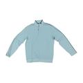 Ashworth French Rib Half Zip Pullover - Seaglass-Blue-Large