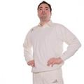 Woodworm Cricket Long Sleeve Men's Sweater White-Junior Small Boys