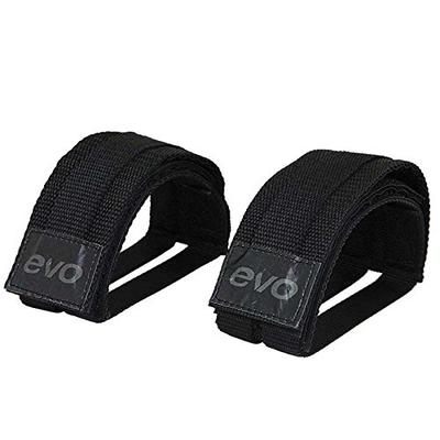 Evo E-Grip Platform Bicycle Pedal Toe Straps (Black)