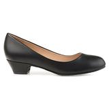 Brinley Co. Womens Soren Classic Faux Leather Comfort-Sole Heels Black, 6 Regular US screenshot. Shoes directory of Clothing & Accessories.