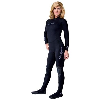 NeoSport Wetsuits Women's Premium 3/2mm Neoprene Full Suit , Black, 14 - Diving, Snorkeling & Wakebo