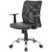 BOSS Office Products B6116C-CS Budget Task Chair with T-Arms, Black