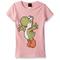 Nintendo Little Girls Super Mario Yoshi Icon Graphic Tee, Pink, S