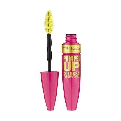 Maybelline Volum' Express Pumped Up! Colossal Washable Mascara, Classic Black [213] 0.33 oz (Pack of