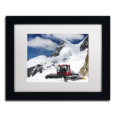 Top of Switzerland Artwork Philippe Sainte-Laudy in White Matte and Black Frame, 11 by 14-Inch