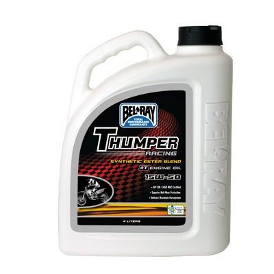 Bel-Ray Thumper Racing Synthetic Ester Blend 4T Engine Oil - 15W50 - 4L. 99530-B4LW
