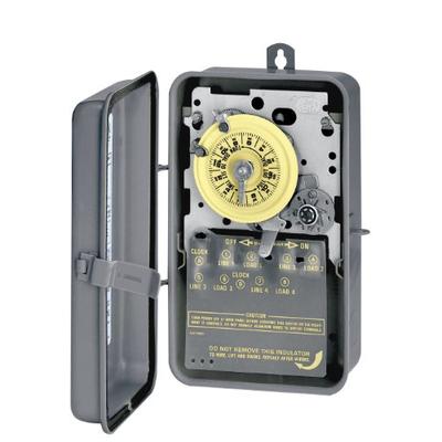 Intermatic T1472BR 4PST 24 Hour 208-277-Volt Time Switch with 3R Steel Case