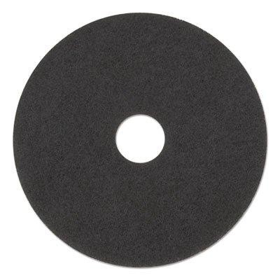 Standard Floor Pads, 20" dia, Black, 5/Carton, Sold as 1 Carton, 5 Each per Carton