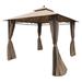 Garden Winds Bordner St Kitts Gazebo Replacement Canopy Fabric in Brown | 40 H x 117 W x 117 D in | Wayfair LCM1358B-RS
