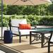 Madison Aluminum 2 - Person Seating Group w/ Cushions Metal in Black kathy ireland Homes & Gardens by TK Classics | Outdoor Furniture | Wayfair