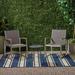 Ebern Designs Hively Outdoor 3 Piece Seating Group Wood/Metal in Gray | Wayfair 9A3C57BE43EB4323991AB5EAEFEFD196