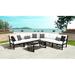 Madison 8 Piece Sectional Seating Group w/ Cushions Metal in Black kathy ireland Homes & Gardens by TK Classics | Outdoor Furniture | Wayfair