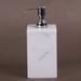 Brayden Studio® Durrett Natural Marble Liquid Soap Dispenser Marble in White | 7.3 H x 3 W x 3 D in | Wayfair ED44C37F4D074E15BDC7BBAD8B160CA9