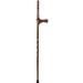 Trekking Pole Hiking Stick for Men and Women Handcrafted of Lightweight Wood and made in the USA, Oa