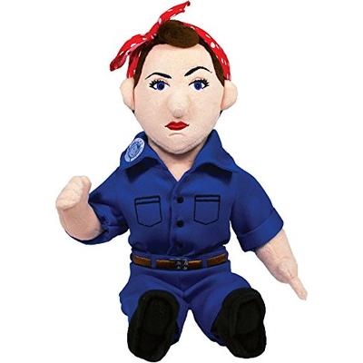 Rosie The Riveter Little Thinker - 11" Plush Doll for Kids and Adults