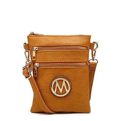 MKF Crossbody bag for women - Removable Adjustable Strap - Vegan leather Crossover Designer messenge
