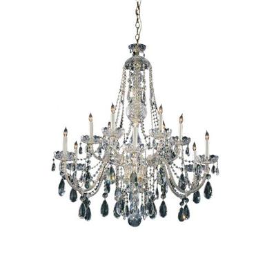 Crystorama 1112-CH-CL-MWP Crystal Six Light Chandeliers from Traditional Crystal collection in Chrom