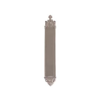 BRASS Accents A04-P5640-619 Gothic Renaissance Collection Push Plate 3-3/8" x 23-3/4" Satin Nickel
