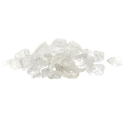 Dragon Glass 10 lb. Medium Ice Clear Landscape Glass 1/2"