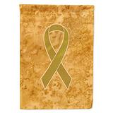 Caroline's Treasures AN1209CHF Gold Ribbon for Childhood Cancers Awareness Flag Canvas House Size, L screenshot. Outdoor Decor directory of Home & Garden.