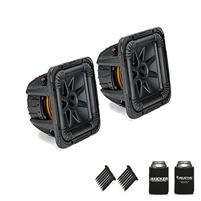 KICKER 44L7S102 Solobaric L7 10" Subwoofers Bundle - Dual 2-Ohm Voice Coils for Wiring to a 2-ohm mo
