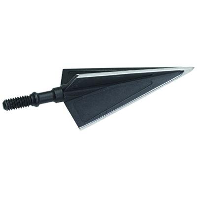 3Rivers Archery Woodsman Blood Groove Broadhead Screw-in 125 Gr. 3 Pk, Black