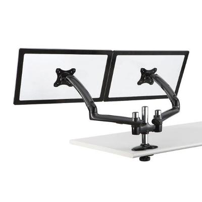 Cotytech Expandable Dual Desk Mount Spring Arm Grommet Base - Dark Gray (DM-GMD12-G)