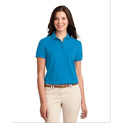 Port Authority L500 Ladies Silk Touch Polo 3XL Turquoise