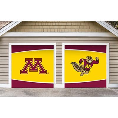 Victory Corps 7' X 8' Split Garage Door Decor Banner Sign Mural Minnesota Golden Gophers