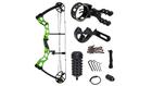 iGlow 40-70 lbs Green Archery Hunting Compound Bow with Premium Kit 175 150 60 55 30 lb Crossbow