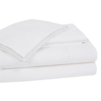 Elite Home Products Hemstitch 400 Thread Count Cotton Sheet Set