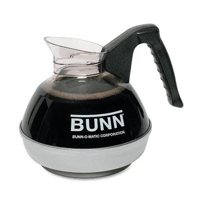 Bunn-O-Matic Corporation12 Cup Unbreakable Decanter, Clear/Matte Silver/Brown
