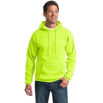 Port & Company Tall Essential Fleece Pullover Hooded Sweatshirt. PC90HT Safety Green 4XLT