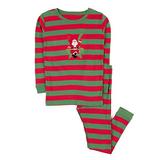Leveret Kids Christmas Pajamas Boys Girls & Toddler Pajamas 2 Piece Pjs Set 100% Cotton (10 Years, S screenshot. Sleepwear directory of Clothes.