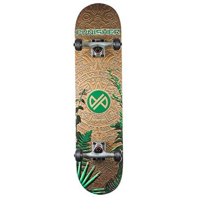 Punisher Skateboards MAYAN Complete Skateboard with Convace Deck